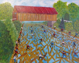 La drave sous le pont