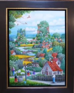 Alternative view of La route qui mène à la petite colline