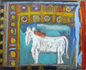 L’écrin ( Petit cheval de cirque )