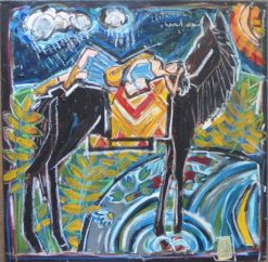 Le grand cheval noir
