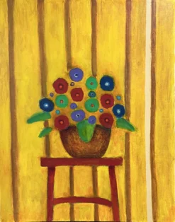 Le tabouret rouge