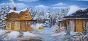 L'hiver en skidoo