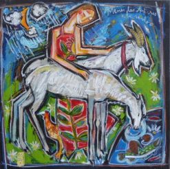 Mener les chèvres à la rivières