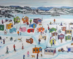 Les cabanes à pêche à L’Anse-St-Jean