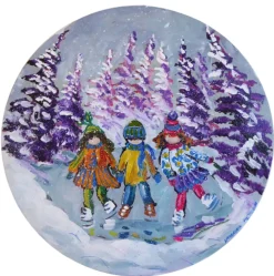 Swirling Snowfall